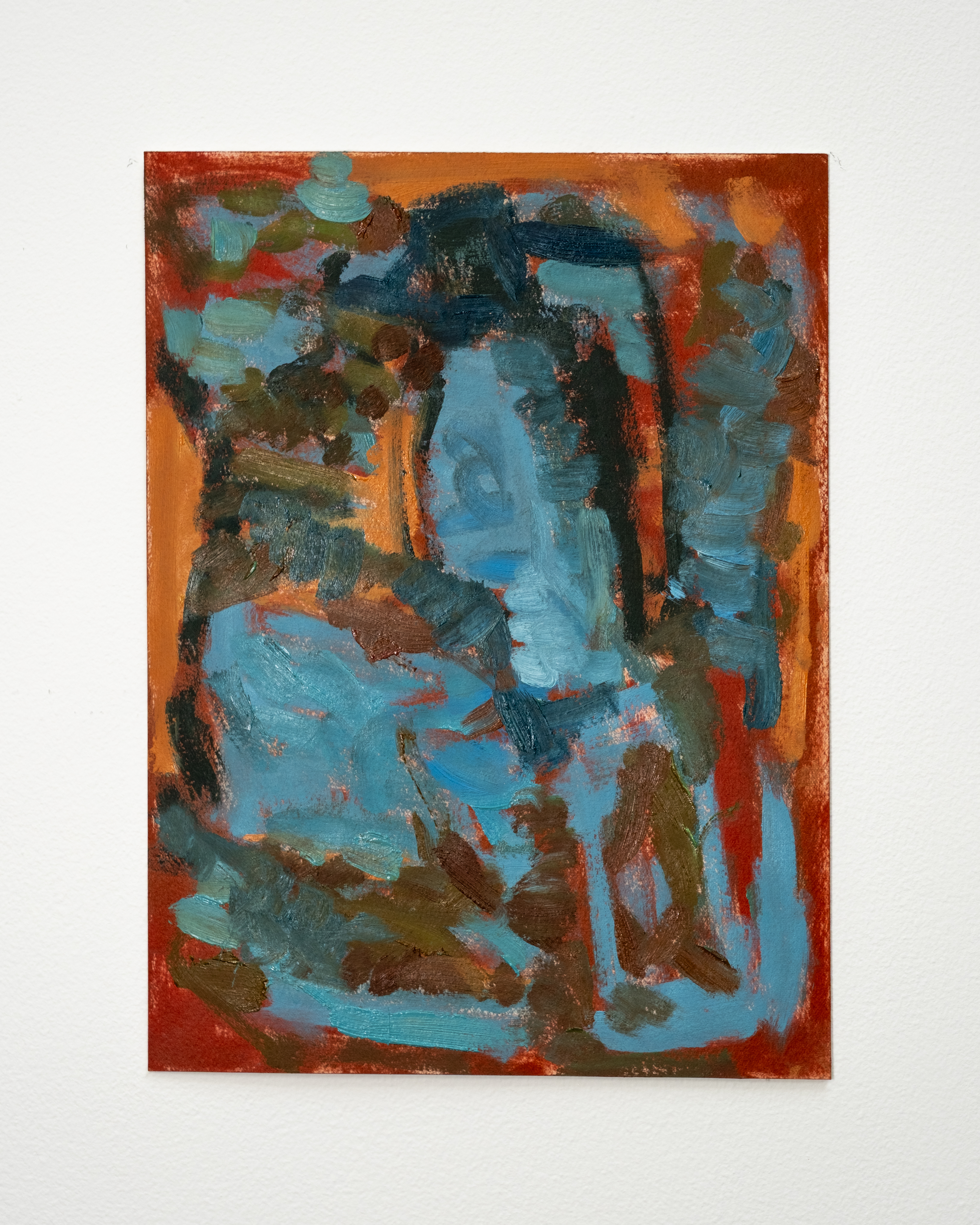 watercolor painting of building near sea