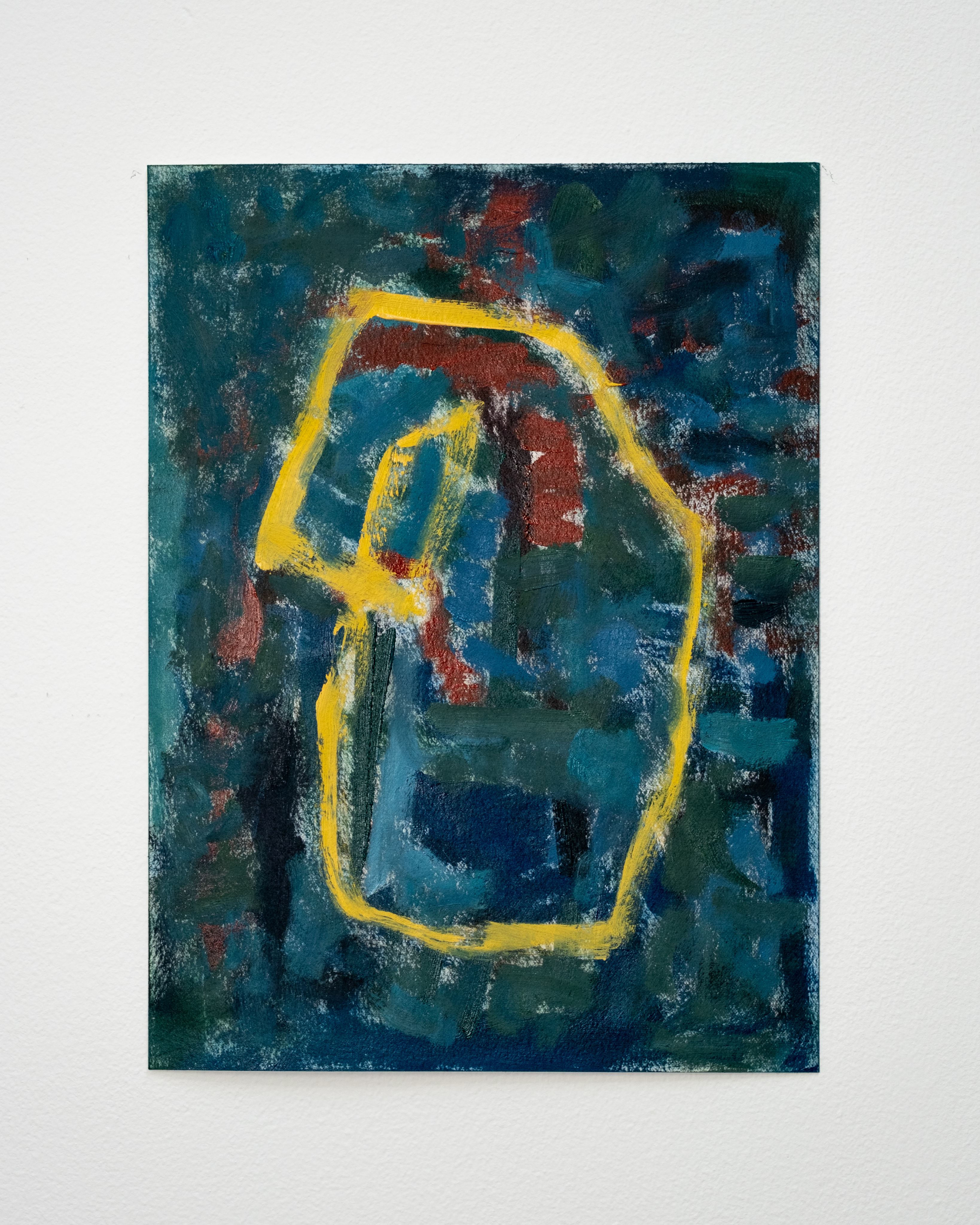 watercolor painting of building near sea